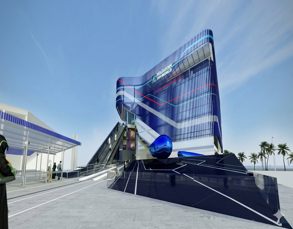 project 14 dp world pavilion building